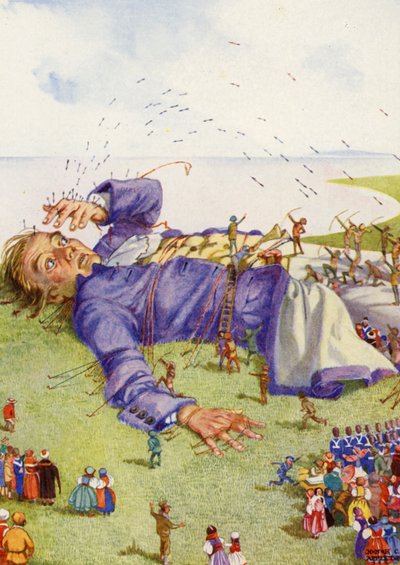 "Úgy éreztem, hogy körülbelül száz nyílvesszőt lőttek ki a bal kezemen" (színes litho) alkotó: Honor Charlotte Appleton