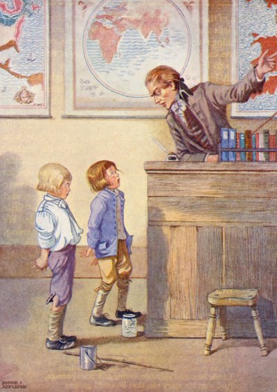 "Jól ismertem őt, és minden lógós ismerte" (színes litográfia) alkotó: Honor Charlotte Appleton