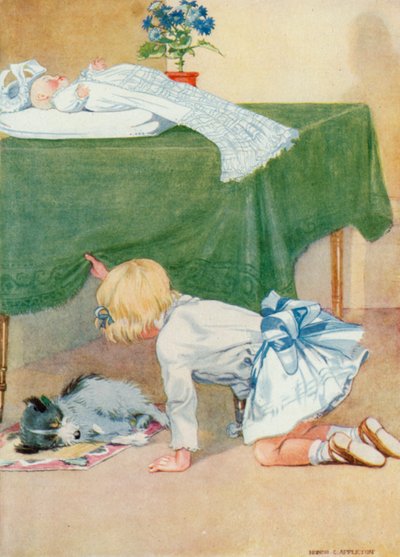 Illusztráció Josephine születésnapjára (színes litó) alkotó: Honor Charlotte Appleton