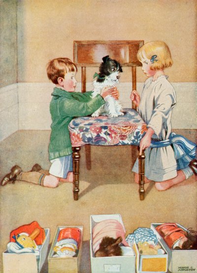 Illusztráció Josephine születésnapjára (színes litó) alkotó: Honor Charlotte Appleton