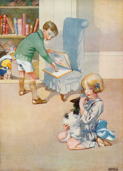 Illusztráció Josephine születésnapjára (színes litó) alkotó: Honor Charlotte Appleton