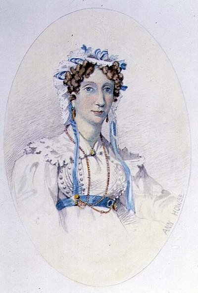Ann Howse portréja (akvarell, ceruza papíron) alkotó: Honor Charlotte Appleton