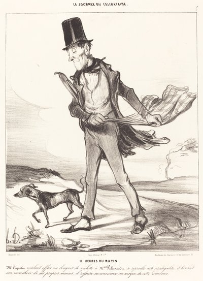 délelőtt 11 óra. alkotó: Honoré Daumier