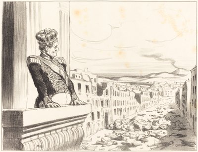 Nápolyban - A királyok legjobbja... (1. lemez) alkotó: Honoré Daumier