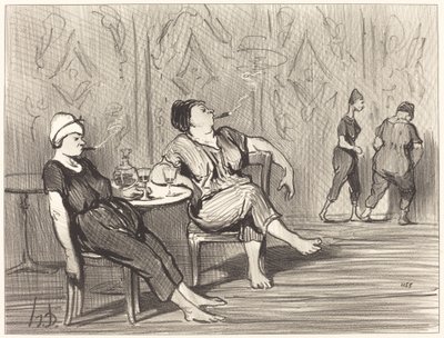 A bárban alkotó: Honoré Daumier
