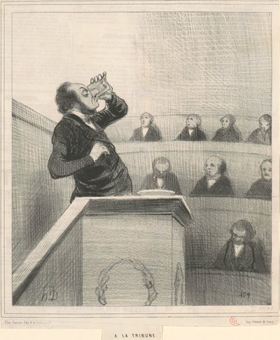 a tribünre alkotó: Honoré Daumier