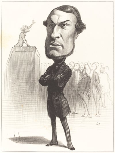 Achille Fould alkotó: Honoré Daumier
