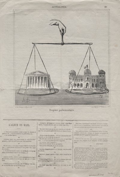 Aktualitások (10. sz.): Országgyűlési rezsim alkotó: Honoré Daumier