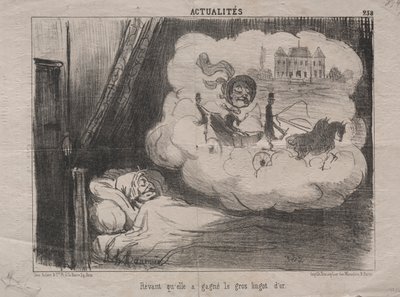 Aktualitások (238. sz.): arról álmodozott, hogy sok aranyrúdot nyert alkotó: Honoré Daumier