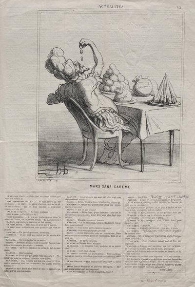 Aktualitások (43. sz.): Március nagyböjt nélkül alkotó: Honoré Daumier