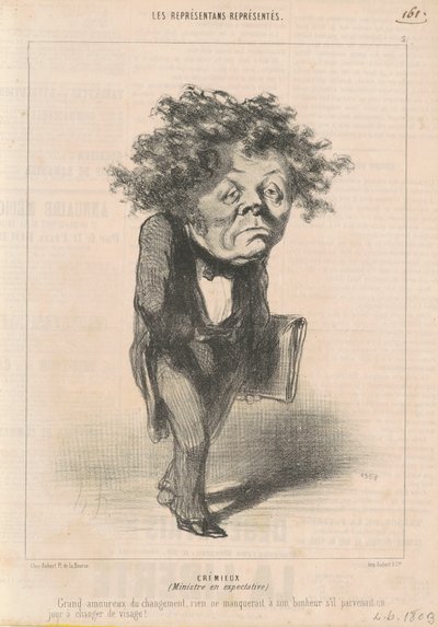 Adolphe Cremieux alkotó: Honoré Daumier