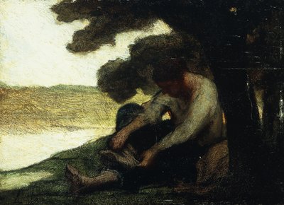Úszás után; Apres le Bain, 1846 körül alkotó: Honoré Daumier