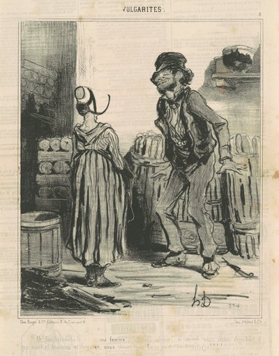 Ah! Fouchtra! ... A feleségem ... alkotó: Honoré Daumier