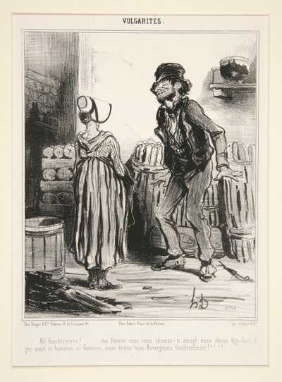 Ah! Fouchtrrrrra! alkotó: Honoré Daumier