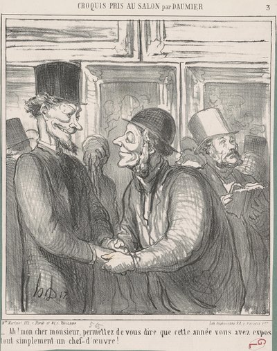 Ah! Kedves uram, engedje meg... alkotó: Honoré Daumier