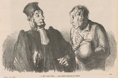 Ah! Te... mit akarsz... alkotó: Honoré Daumier