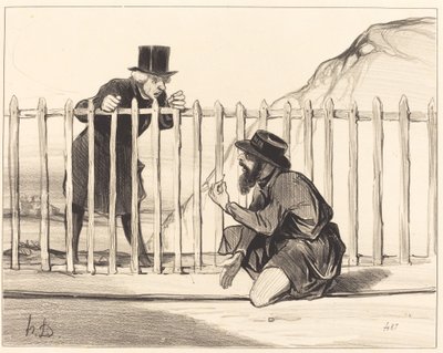 Ah! hát... a konvoj... hízeleghet magának, hogy elmeneküljön előle... alkotó: Honoré Daumier