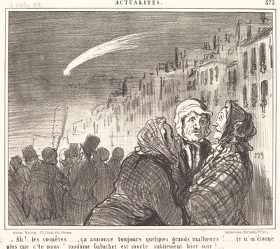 Ó!... az üstökösök... alkotó: Honoré Daumier