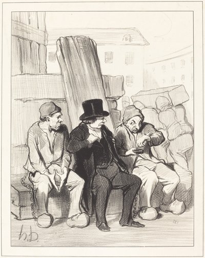 Szóval, barátom, huszonkét évesen... alkotó: Honoré Daumier