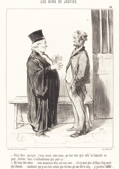 Szóval, bár bevallom... alkotó: Honoré Daumier