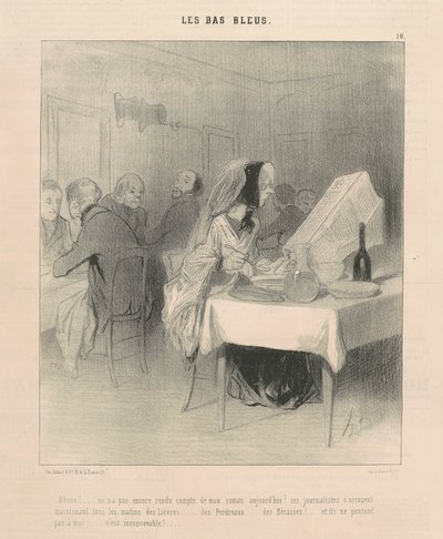 Gyerünk! ... A regényemről még nem számoltunk be ... alkotó: Honoré Daumier