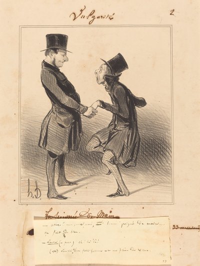Gyerünk! fiatal barátom, jó maroknyi... alkotó: Honoré Daumier