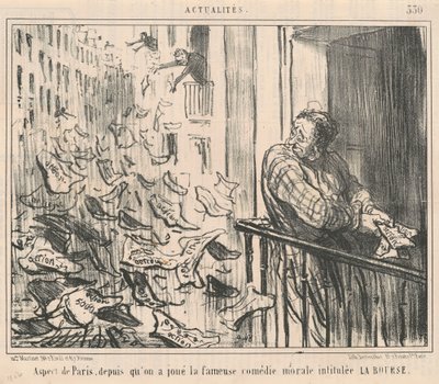 Párizs aspektusa, mivel játszottunk... alkotó: Honoré Daumier