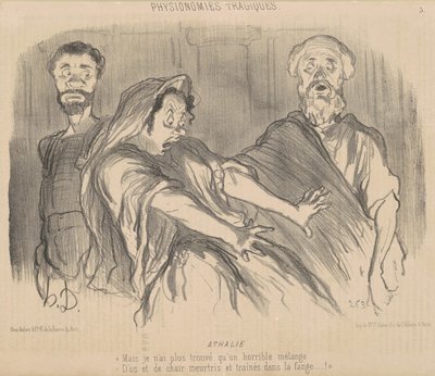 Athalia alkotó: Honoré Daumier
