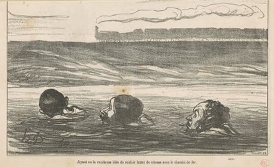 Hiába volt az a gondolata, hogy szeretnék... alkotó: Honoré Daumier