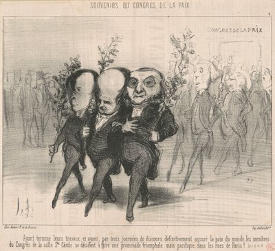 Munkájuk végeztével... alkotó: Honoré Daumier