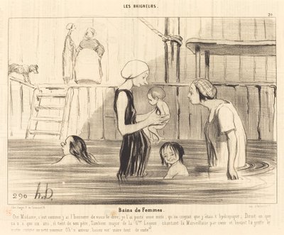 Női fürdők alkotó: Honoré Daumier