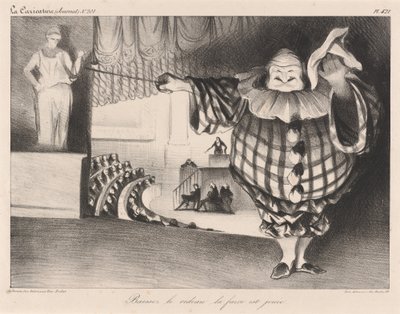 Engedd le a függönyt, vége a bohózatnak alkotó: Honoré Daumier
