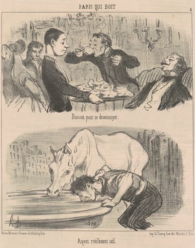 Nyálcsorgatva unatkozni alkotó: Honoré Daumier