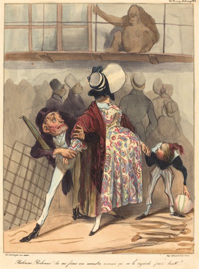 Bobonne... ne nézz rá annyira! alkotó: Honoré Daumier