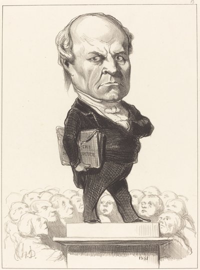 C.H. Odilon Barrot alkotó: Honoré Daumier