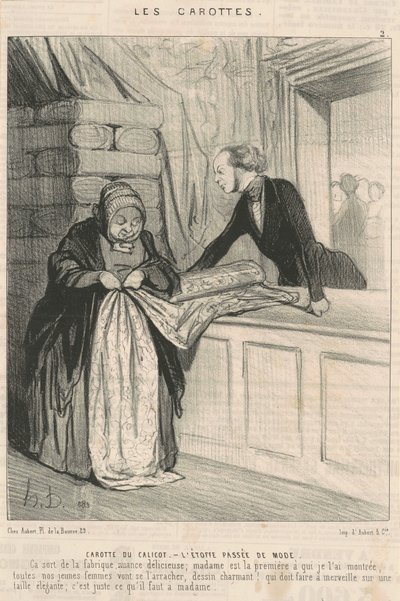 Calico sárgarépa alkotó: Honoré Daumier