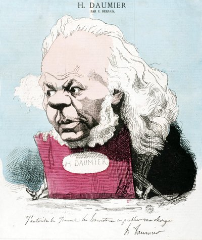 Honore Daumier (1808-1879) francia metsző, festő és szobrász rajzfilmje. P. Bernais metszete. Mérete: 33x30 cm. Arbaud Múzeum. alkotó: Honoré Daumier