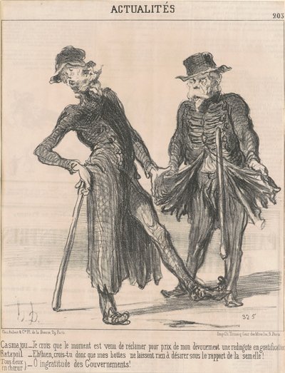 Casmajou – Ratapoil (mindkettő kórusban) alkotó: Honoré Daumier