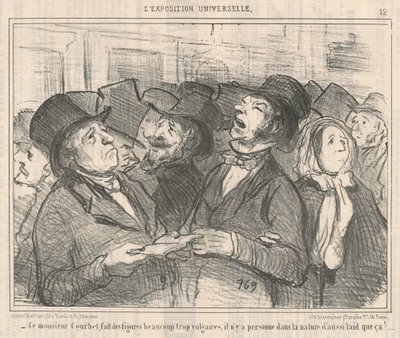 Ez a Monsieur Courbet... alkotó: Honoré Daumier