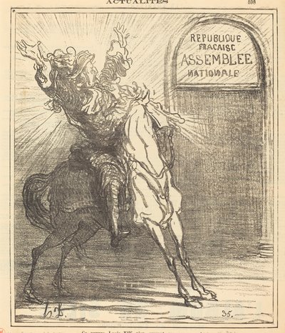 Ez a szegény XIV. Lajos nem hitt a szemének alkotó: Honoré Daumier