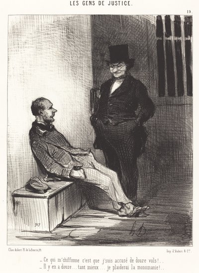 Ami zavar, az... tizenkét járat!... alkotó: Honoré Daumier