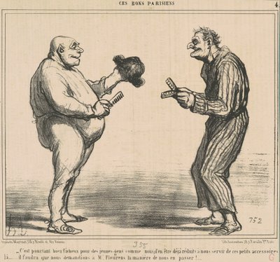 Sajnos azonban... alkotó: Honoré Daumier