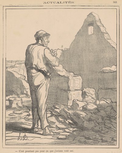 De nem ezért... alkotó: Honoré Daumier