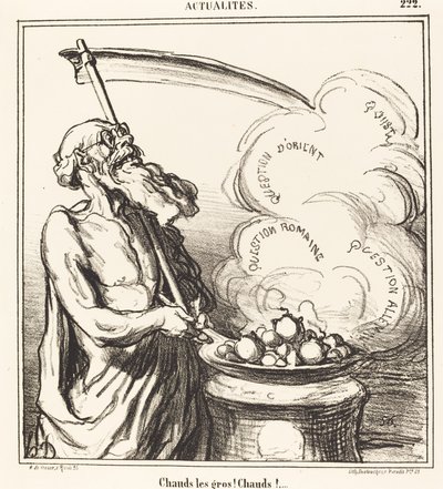 Nagy srácok dögösek! forró!... alkotó: Honoré Daumier