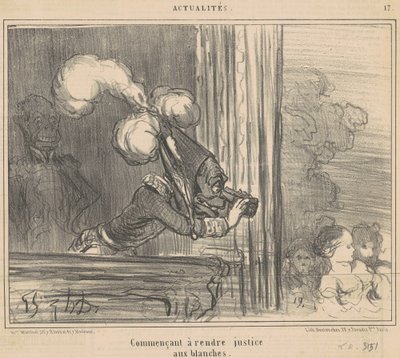 Kezd igazságot tenni a fehér embereknek alkotó: Honoré Daumier