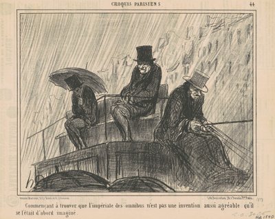 Kezd rájönni, hogy a birodalmi... alkotó: Honoré Daumier