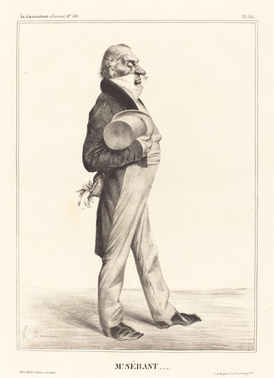Horatius Sebastiani gróf alkotó: Honoré Daumier