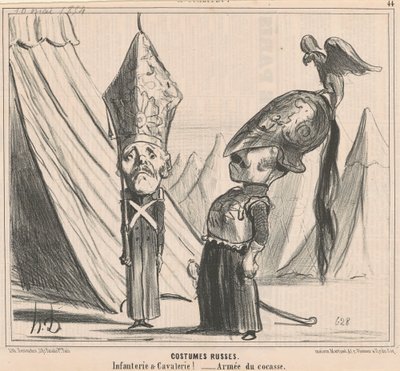 Russes jelmezek alkotó: Honoré Daumier