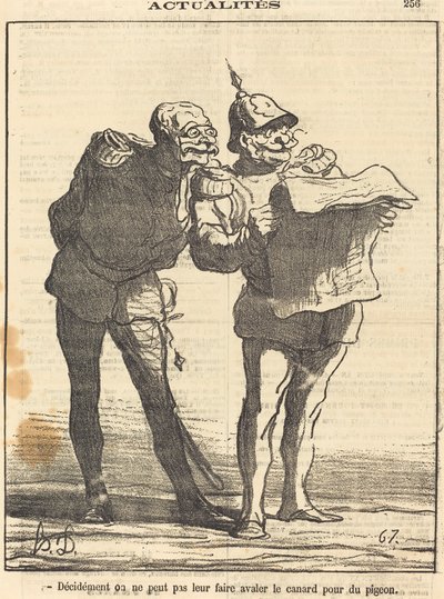 Nyilván nem tehetjük... alkotó: Honoré Daumier