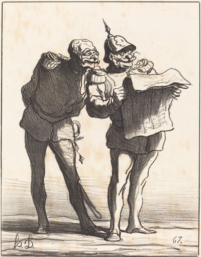 Nyilván nem tehetjük... alkotó: Honoré Daumier